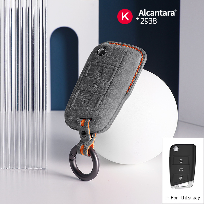 #2938 Dark grey+orange stitching