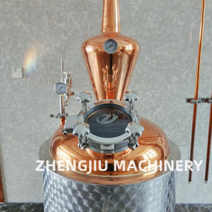 เครื่องกลั่นน้ำมันหอมระเหย ZJ 100L 200L 300L สำหรับการสกัดไฮโดรลาต น้ำมันดอกกุหลาบ อุปกรณ์กลั่นพืชออร์แกนิก - Product Image 3