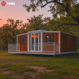 Casa Expandible Prefabricada Personalizada de 20 Pies/40 Pies en Contenedor, Casa Plegable Prefabricada de Dos Dormitorios para Envío, Construcción de Viviendas, <span class=keywords><strong>Inmobiliaria</strong></span> - Product Image 1