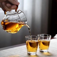 Nouvelle Tasse à café en verre borosilicate transparent haut de gamme 250 ml, style américain, écologique, compatible micro-ondes et lave-vaisselle
