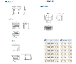 1.5mm pitch connector ZE horizontal housing PCB SMT JST wire to board wire crimp <b>terminal</b> Factory supply 10Pin connector - Product Image 3