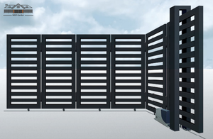 Porte coulissante à angle droit de 90 degrés, porte coulissante à <span class=keywords><strong>coin</strong></span> arrondi, semi-intimité, style <span class=keywords><strong>le</strong></span> plus vendu, porte de jardin pivotante - Product Image 3