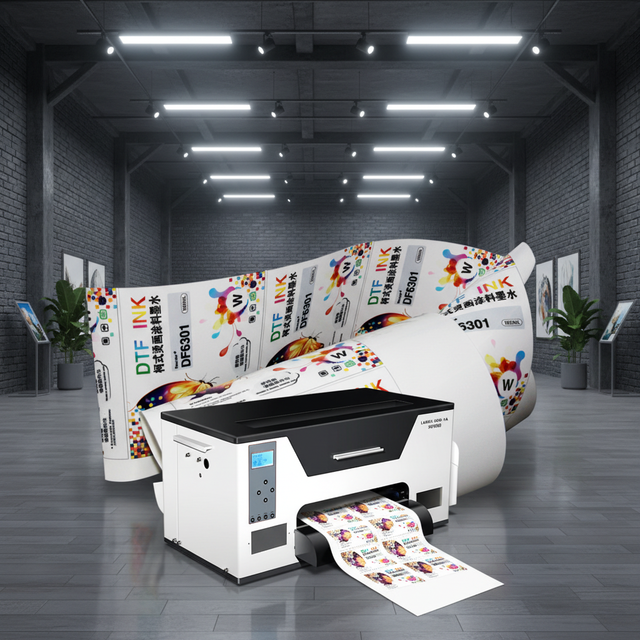 Factory Direct New DTF Inkjet Label Printer XP600 Print Head Waterproof 5-color 1 Year Warranty Wireless High Color Reproduction
