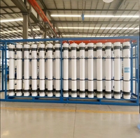 Machine de traitement des eaux usées automatique tout-en-un de bonne qualité, en acier inoxydable, contrôlée par PLC, entraînée par moteur, 1000 L/heure