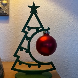 Decoración de Árbol de Navidad, Árbol de Navidad Impreso en 3D para Escritorio con Ganchos para Regalos Pequeños, Bolas, Decoración para el Hogar, Fiestas y Festivales - Product Image 4