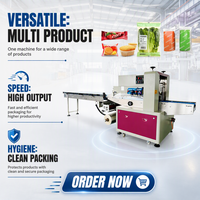 Machine d'emballage automatique multifonctionnelle à film alimentaire plastique électrique haute productivité pour emballage en sachet