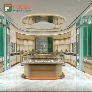 Minimalist Jewelry Display Case Metal <b>Frame</b> Boutique Space Display Counter - Product Image 5