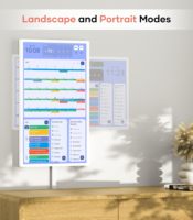 Calendrier intelligent numérique de 32 pouces écran tactile affichage interactif mural horaires familiaux écran de calendrier numérique