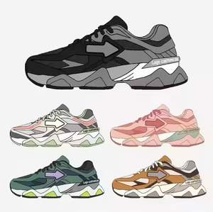 Chaussures de marche pour hommes, édition classique haut de gamme, nouvelle collection, design en cuir véritable respirant, pour la remise en forme et la marche estivales - Product Image 5