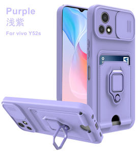 ที่คลุมโทรศัพท์มือถือสำหรับ <span class=keywords><strong>VIVO</strong></span> Y27/Y17S/Y36คุณภาพสูงใหม่ฝาสไลด์ติดรถยนต์ช่องเสียบการ์ดแม่เหล็กเคสโทรศัพท์มือถือ - Product Image 3