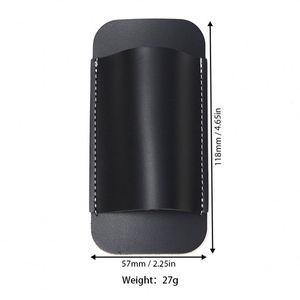 Étui de ceinture en similicuir pour couteau pliant, support de couteau de randonnée en cuir pliable - Product Image 2