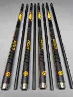 Queue de billard Premium Preoaidr Série 314 Black Tech en fibre de carbone avec pointe de 14 mm pour le jump et le break