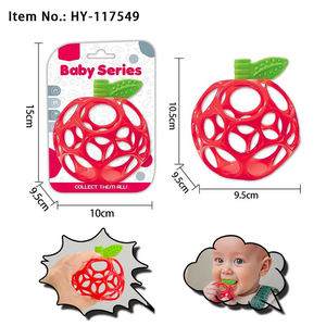 Juguete Mordedor de Silicona Suave para Bebés, Hueco con Bola, Estimulación Auditiva y Visual, Alivio para la Dentición, Regalo para Recién Nacidos - Product Image 3