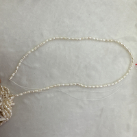 Haute qualité 2.5-3mm naturel perle d'eau douce bijoux riz forme perle perles pour la fabrication de bijoux
