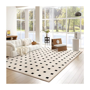 Simple crème vent tapis salon trois <span class=keywords><strong>anti</strong></span> anneau polaire ménage lit couverture 2024 nouvelle chambre en gros - Product Image 1