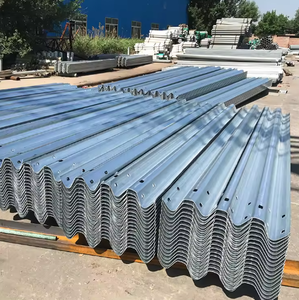 <span class=keywords><strong>Guardrail</strong></span> a <span class=keywords><strong>W</strong></span> di Qualità, Barriera Pedonale in Acciaio, Barriera Stradale per Ringhiere Urbane e Sicurezza Autostradale - Product Image 6