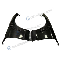 Accessoires de voiture personnalisés BENSNEES garde-boue en Fiber de carbone véritable côté avant de voiture noire pour Ford Mustang 2015-2023 mise à niveau de garde-boue
