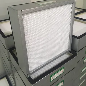 Endüstriyel Mini plise hava filtresi mutlak H13 H14 Hepa filtreleri üretici