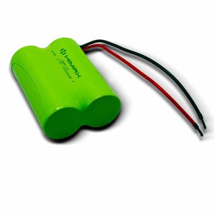 2.4V 15000mAh F Type NiMH Rechargeable Battery Pack for Solar Panel Light, Shaver, Hybrid High Capacity Cylindrical Battery Pack - Product Image 5