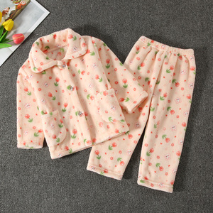 <span class=keywords><strong>Pigiama</strong></span> <span class=keywords><strong>Invernale</strong></span> per Bambini in Offerta, Set per Ragazzi e Ragazze in Pile Corallo Spesso e Caldo, Prezzo Conveniente con Stampe Cartoon per Casa - Product Image 5