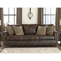 Modernes Retro-Stil Ledersofa Wohnzimmer-Sofas Hochwertige 1-2-3-Sitzer Ecksofa Wohnzimmermöbel für Villen
