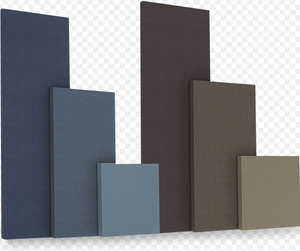 แผ่นผ้าซับเสียงอะคูสติกขนาด 25/50 มม. สำหรับห้องอัดเสียง แผ่นผนังกันเสียง - Product Image 4