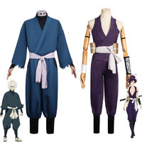 Costumes unisexes pour adultes en polyester de style manga, inspirés de l'anime Flying Comic Jigoku Raku Shiba Maru Yamada Shizakichi Kitaomaru, pour Halloween