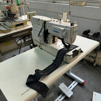 Machine à coudre à boutonnières automatique motorisée à grande vitesse, à commande informatique, d'occasion, modèle JK-781, 3500 points/min, épaisseur de 7 mm, coupe-fil automatique