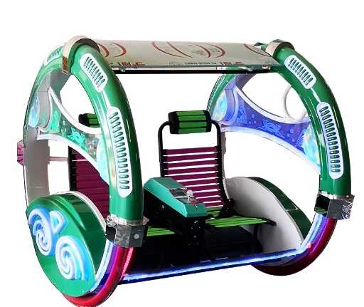 Double Players 360 Degree Electric Moonwalk Train Ride Outdoor Happy ...