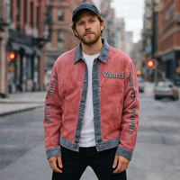 Veste de travail d'hiver pour homme, personnalisée, en toile de canard et jean, style bomber ou trucker, avec fermeture éclair, pour l'extérieur, fabriquée par un fabricant OEM