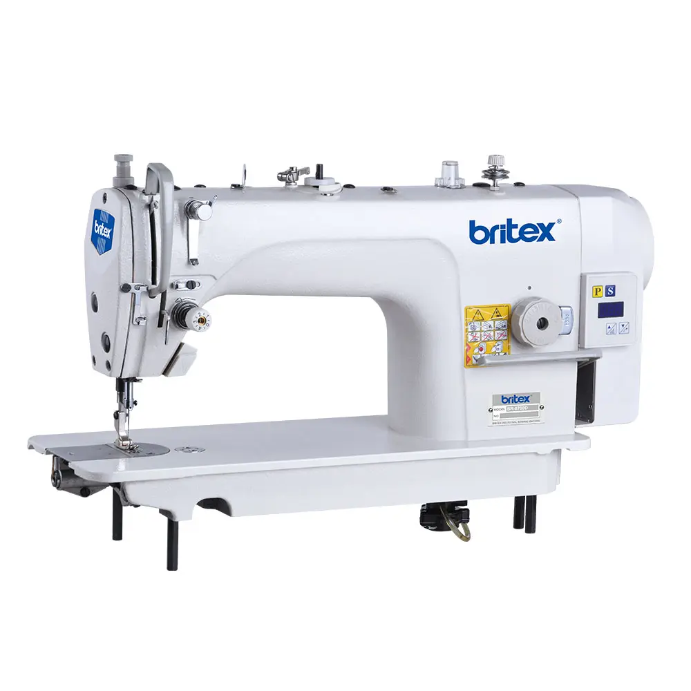 Fabricant Britex BR-8700D haute vitesse nouvelle machine à coudre électrique point noué industrielle