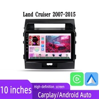 Lecteur DVD de voiture Android Jiawell, GPS, FM, musique, audio, vidéo, Carplay, Wifi, BT, écran IPS, autoradio pour Toyota Land Cruiser 2007-2015