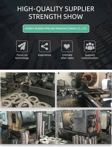 Tùy chỉnh PN16 6/8/10inch thép carbon Hàn cổ ren Slip-On tấm mặt bích - Product Image 6