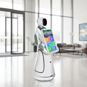 Robot de service Amy de qualité industrielle avec 3 caméras, protection IP54, autonomie de 10 heures, écran HD pour la surveillance de la sécurité publique - Product Image 1