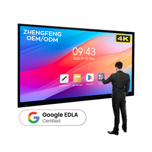 65/75/85/86/98/110 inch LCD hiển thị bảng thông minh giá kỹ thuật số bảng trắng thiết bị giáo dục tương tác bảng trắng - Product Image 1