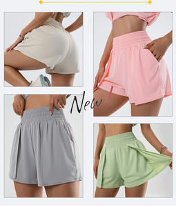 Hide Hips &amp; Prevent Wardrobe Malfunctions Athletic <strong>Shorts</strong> Slimming Side Pocket <strong>Shorts</strong> Phone Pocket Yoga <strong>Shorts</strong> with Liner - Product Image 6