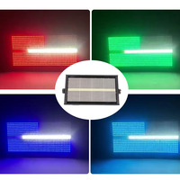 Barre lumineuse LED stroboscopique 960 pièces 864 5050RGB + 96x3W lumière blanche 8+8 Wash pour discothèque, boîte de nuit, DJ, mariage