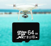 Carte Mémoire Flash SD Haute Vitesse Authentique 32 Go 64 Go 128 Go 256 Go Classe 10 U3, Carte TF pour Téléphone et Appareil Photo
