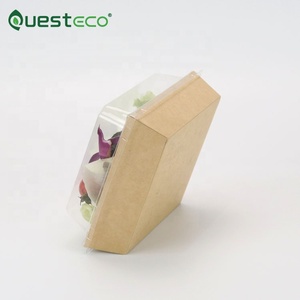 Cajas de plástico de papel de alta gama para pasteles, sushi, sándwiches, tamaños personalizables, con papel Kraft y tarjetas blancas de grado alimenticio - Product Image 4