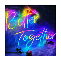 Lettres lumineuses décoratives personnalisées Winbo, néons LED en acrylique, enseignes néon pour mariage et fête, vente chaude du fabricant