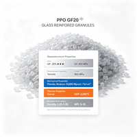 Granulés PPO GF20, oxyde de polyphénylène renforcé de fibres de verre, pour composants automobiles et industriels