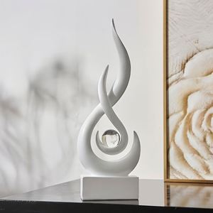 Elegant Resin Flame Ornament - Perfect Home & <b>Gift</b> for Art Collectors - Product Image 3