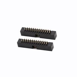 Giá thấp 1.27x5.6mm 2x10p L10 180 độ 1.27mm hộp tiêu đề + Pin tiêu đề - Product Image 2