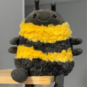 دمية قطيفة على شكل نحلة ألبي من مجموعة JC للذكرى السنوية الـ25، معلقة، من مجموعة الربيع والصيف، محشوة بقطن PP، لعبة حيوانات محشوة قابلة للغسل - Product Image 6