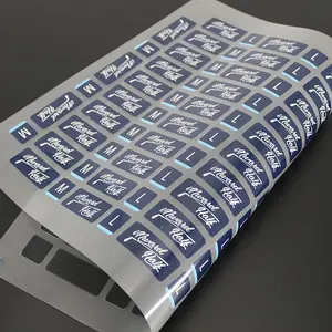 Marchio personalizzato trasferimento di calore 3D Logo disegni in Silicone etichetta di abbigliamento per magliette