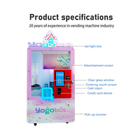 Machine distributrice de crème glacée intelligente et entièrement automatique, modèle commercial moderne, très demandée