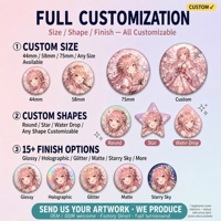 Individuelle Zinn-Anstecknadel Anime King Pin Metall-Brosche Epoxy-Kuppel Hochauflösende Lebendige Farben Premium-Druck OEM ODM