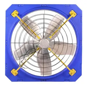 ระบบควบคุม APP 5 ชิ้นพลาสติกปริมาณอากาศขนาดใหญ่พัดลมหมุนเวียนปศุสัตว์พัดลมระบายอากาศสัตว์ปีก