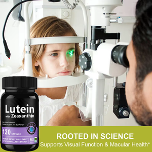 Capsules de suppléments de luteine OEM, luteine de myrtille, soin des yeux, santé de la vision, bêta-carotène, luteine et zéaxanthine - Product Image 5