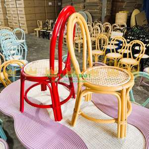 Encantadora Silla de ratán hecha a mano para niños: diseño ecológico, elegante, moderno y cómodo - Product Image 6